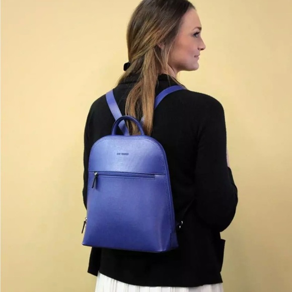 JACK GEORGES | Chelsea Collection Angela backpack crossgrain Saffiano leather - Picture 3 of 15